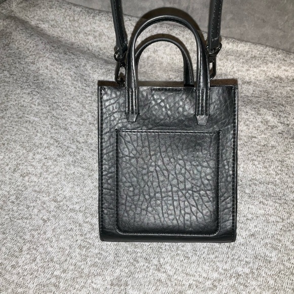 DKNY Maze Mini Crossbody In Black Mini tote Black Faux leather - Picture 2 of 6